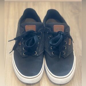 Vans Atwood Men's Size: 8 Skate Shoes Black & Grey Style 721356